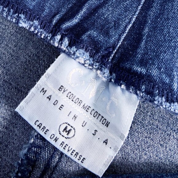 Vintage Y2K Stretch Denim Column Skirt / 32 inch waist / Medium - Large - Picture 5 of 9